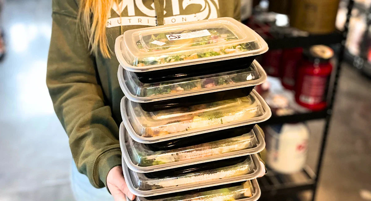 variety of prepared meals