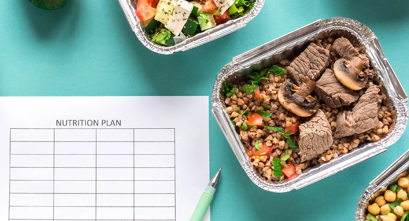 nutrition coaching form with food