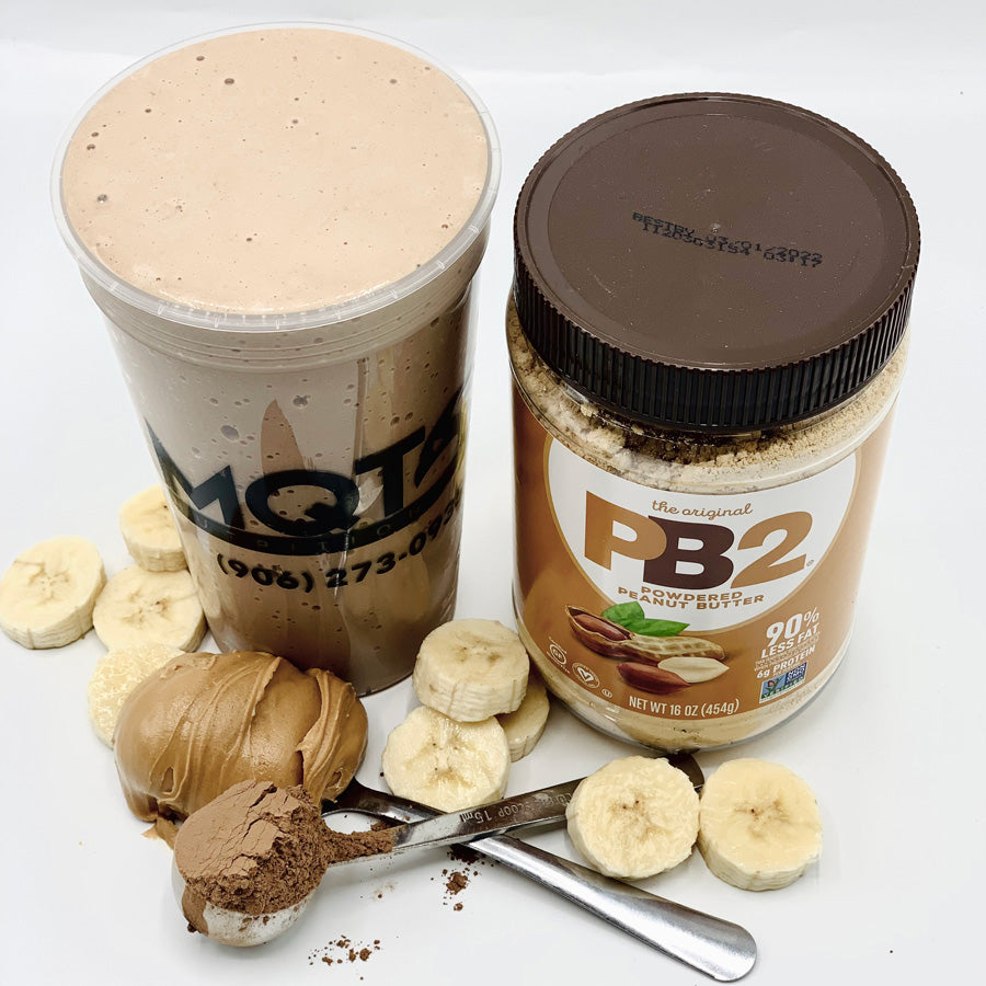 Chocolate Peanut Butter Banana Smoothie