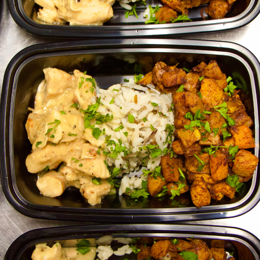 Honey Dijon Chicken with Wild Rice and Butternut Squash