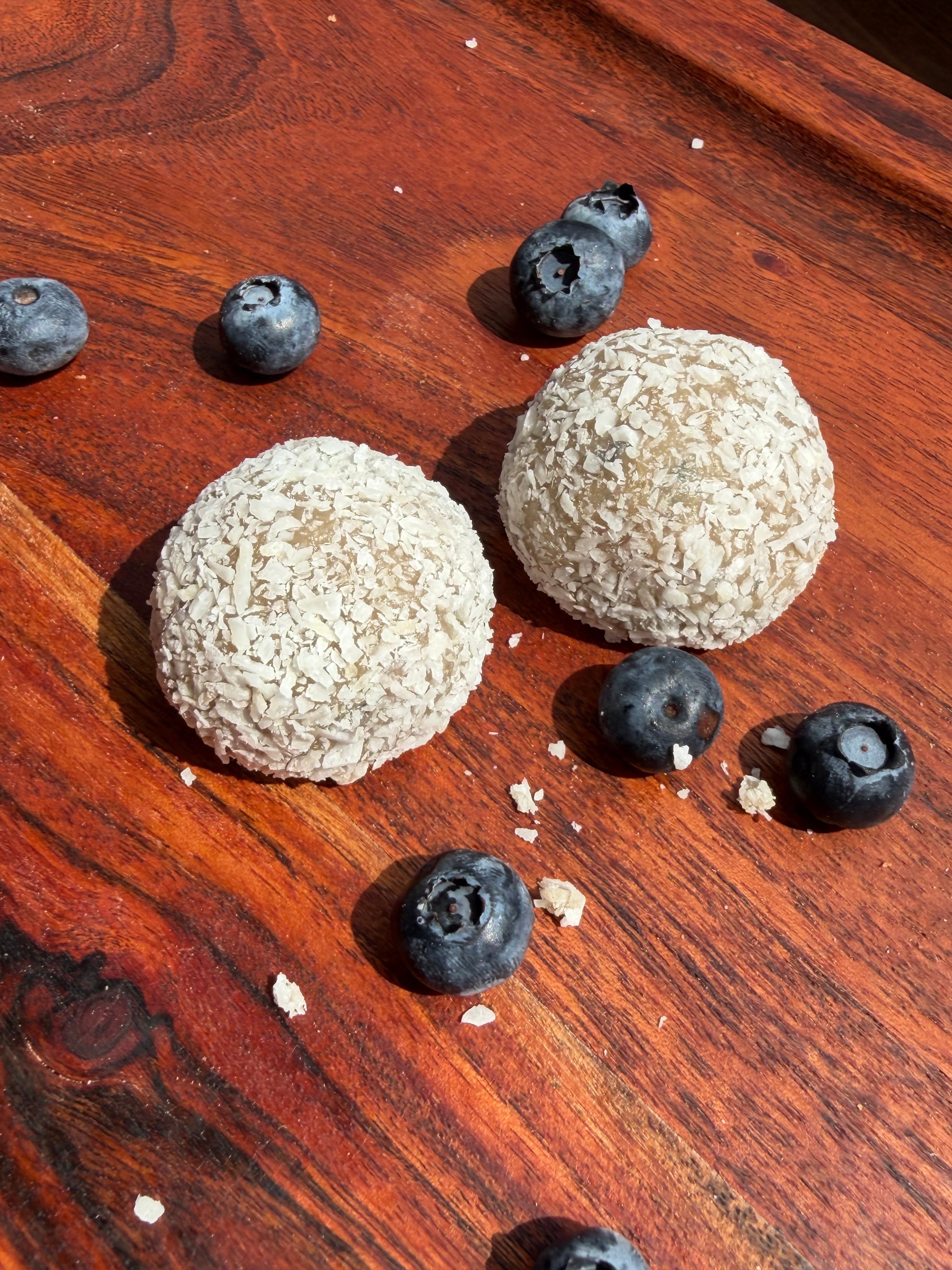 Coconut Blueberry Protein Truffle
