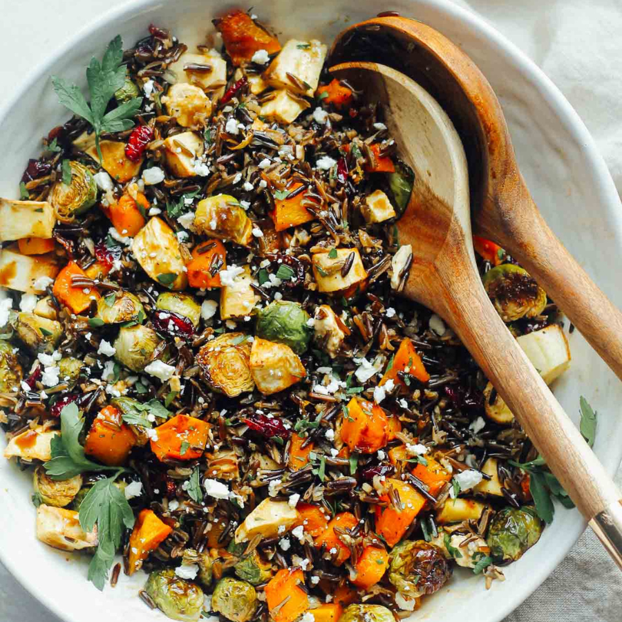 Plant Based - Roasted Harvest Salad w/ Maple-Sage Vinaigrette
