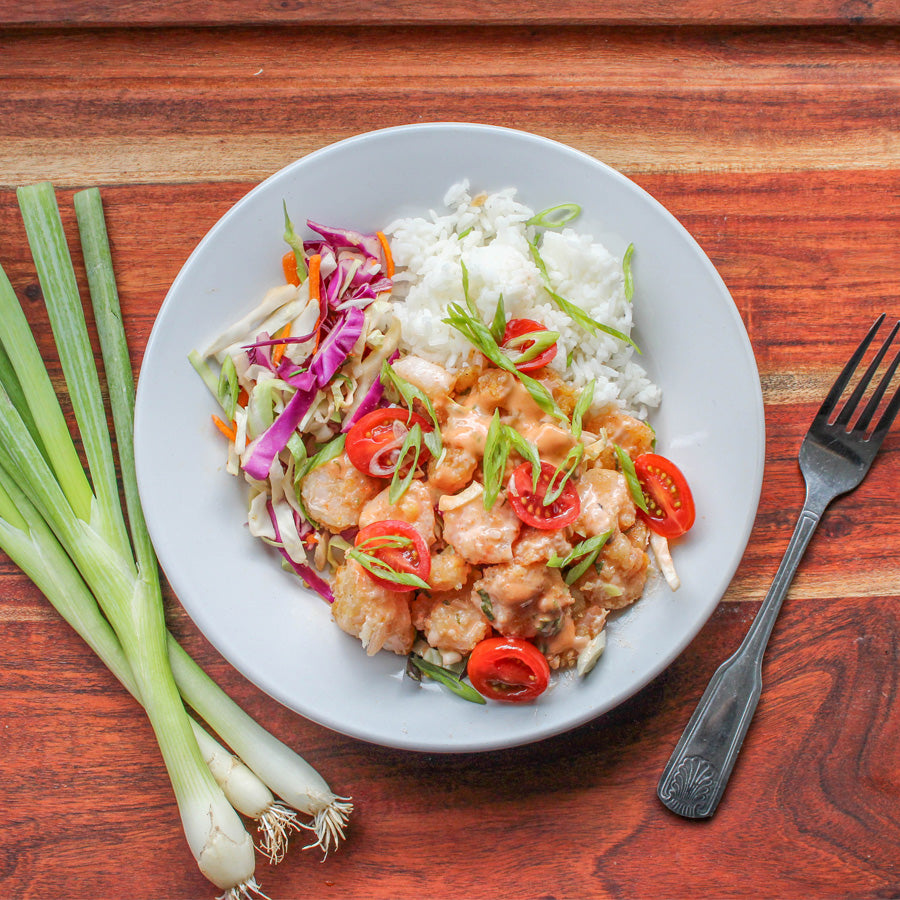 Bang Bang Shrimp and Rice Bowl