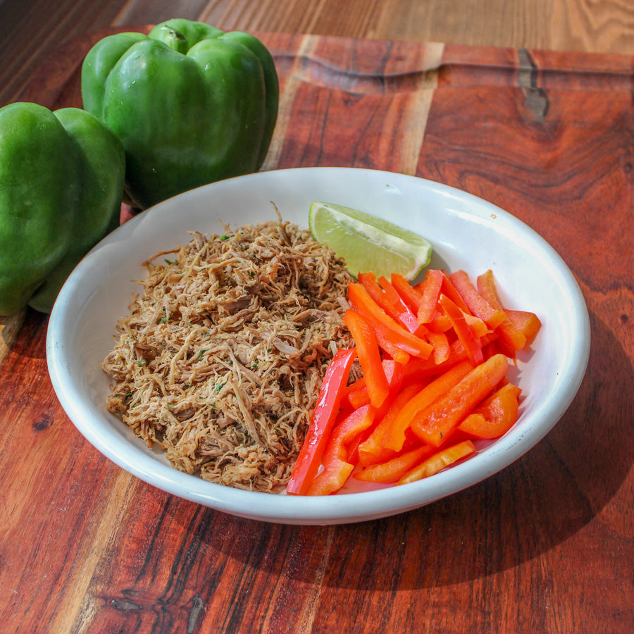 Lean Meal - Shredded Fajita Steak with Bell Peppers
