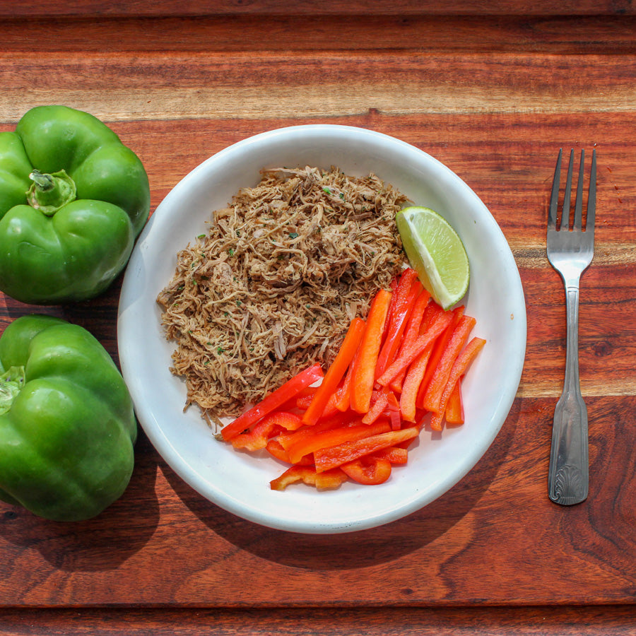 Lean Meal - Shredded Fajita Steak with Bell Peppers